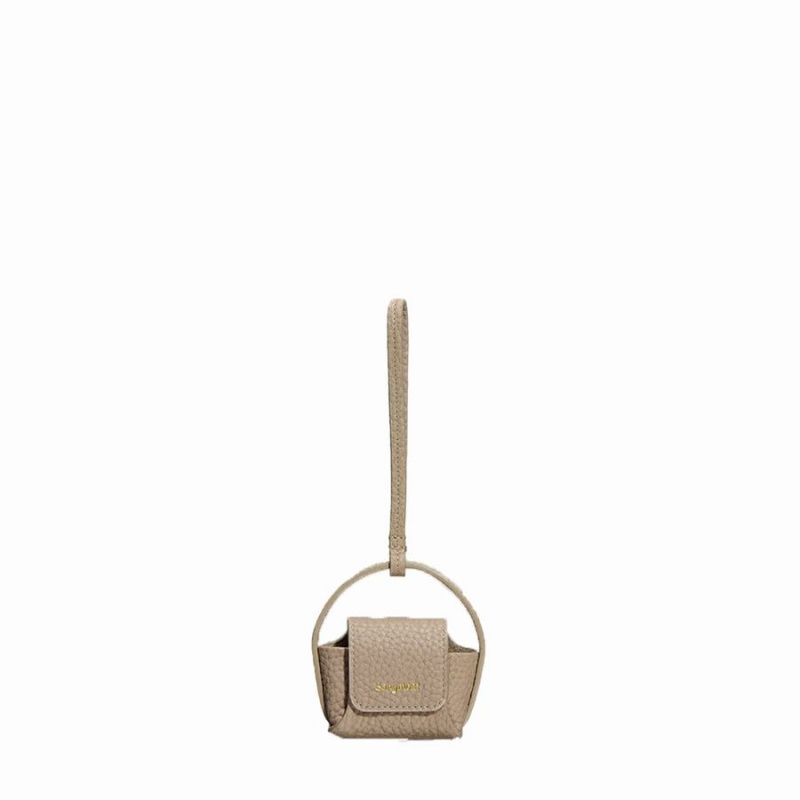 Sac Case Songmont Song AirPods Femme Kaki | FKM869PB