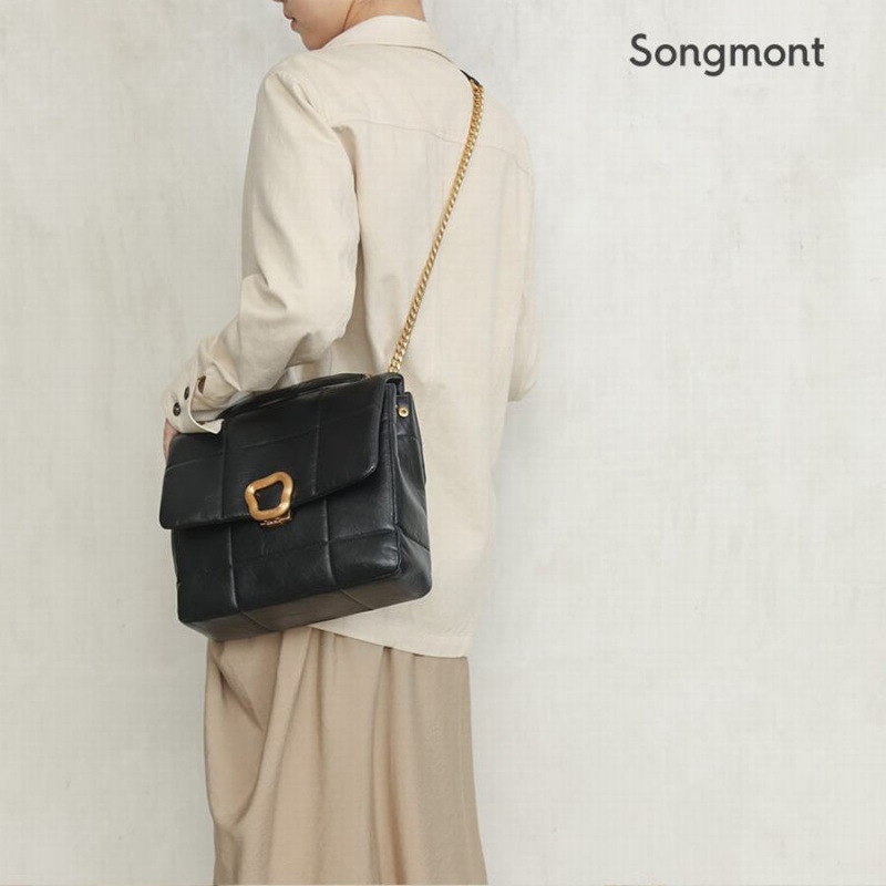 Sacs Songmont Chocolate Large Femme Noir | LBC193NN